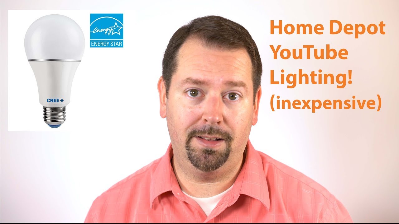 HowTo Use Home Depot Lights for YouTube YouTube