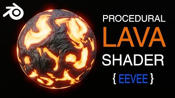 Blender EEVEE Tutorial : Procedural Lava Shader in Blender 2.8