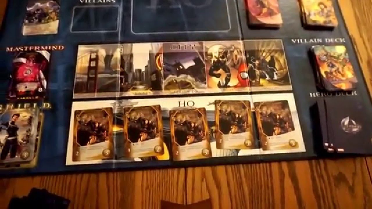 Legendary Marvel card game quick setup YouTube