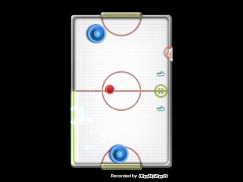 Glow Hockey 2 Gameplay vs Insane Computer