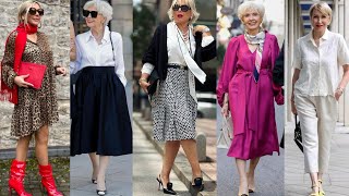 Comfortable Timeless Looks for All Elegant Ladies Over 40, 50-60-70