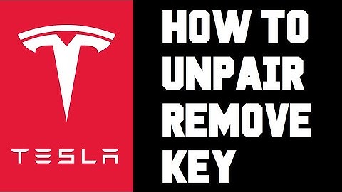 Tesla How To Unpair Key Card - How To Remove Key Tesla Quick Video help