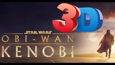 3D Obi Wan Kenobi  Series Anaglyph Trailer 2022. Disney+. Watch in anaglyph glasses. Star Wars.