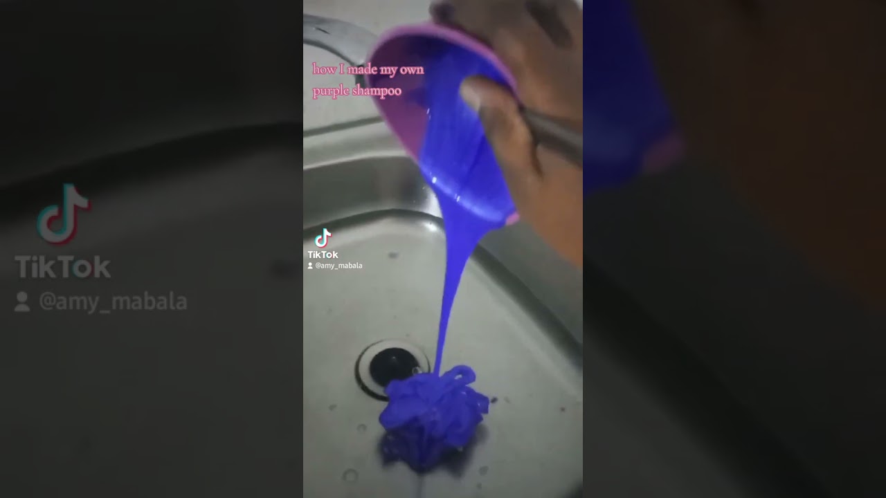 Homemade DIY Purple Shampoo 💜