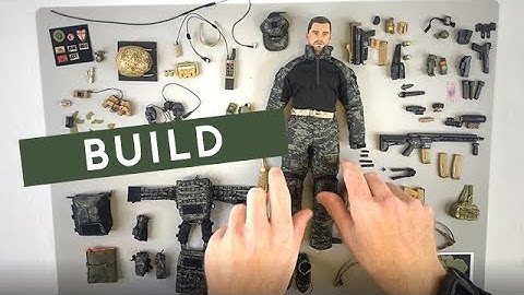 Part 1 of Building the 1/6 scale Easy & Simple Combat Control Team action figure
