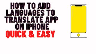 how to add languages to translate app on iphone screenshot 4