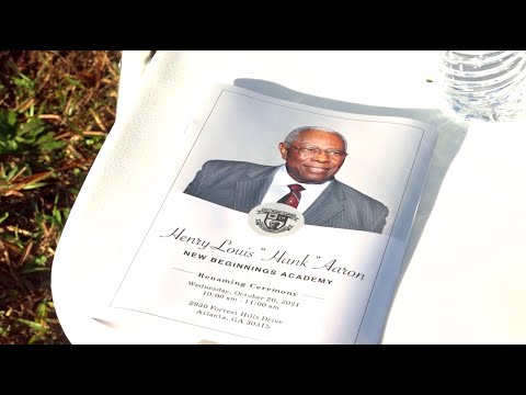 Henry Louis "Hank" Aaron New Beginnings Academy Renaming