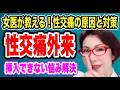【挿入しようと思ったら~性交痛の原因と対策、 性交痛外来の治療方法とは?~女医 富永喜代のセックスオンライン講座】