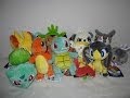 Pokemon Center X & Y Generation 6 Fennekin Froakie Chespin Pancham & More Plush Toy Plushie
