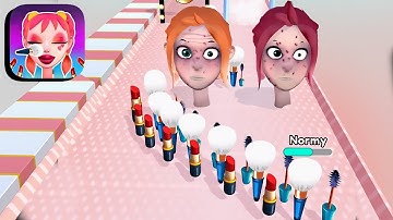 MakeupKit Runner ​- All Levels Gameplay Android,ios (Levels 27-28)