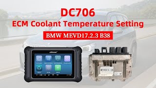 OBDSTAR DC706 BMW MEVD17.2.3 B38 ECM Coolant Temperature Setting on BENCH- OBDII365 OBDSTAR DC706 BMW MEVD17.2.3 B38 ECM Coolant Temperature Setting on BENCH- OBDII365