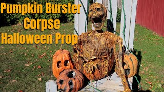 Making A Pumpkin Corpse Burster Prop For Halloween
