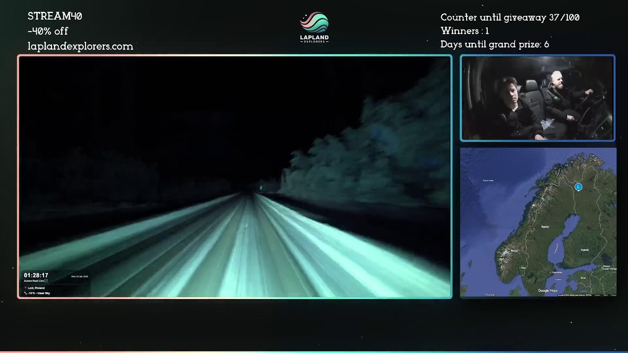 Aurora Hunt Live 🚐✨ | GIVEAWAY 🎁