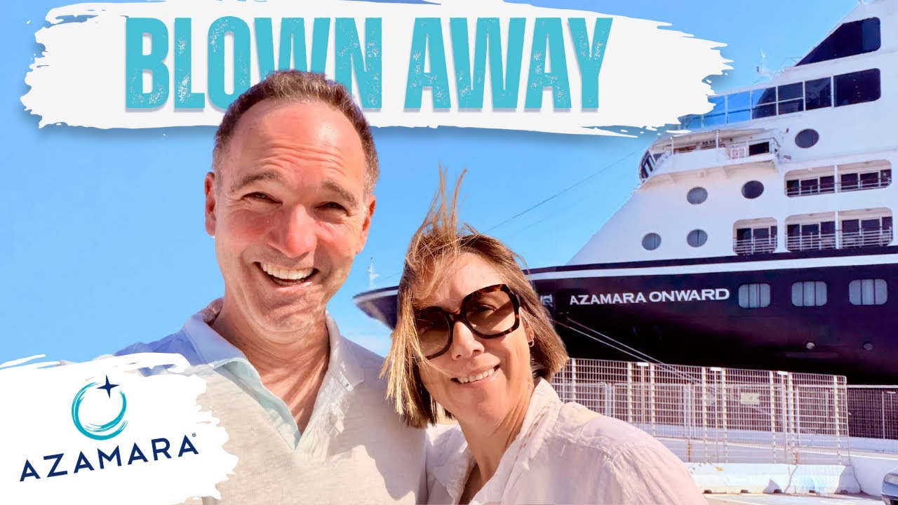 We’ve NEVER been to a port THIS windy! | Azamara Onward in Crete🇬🇷