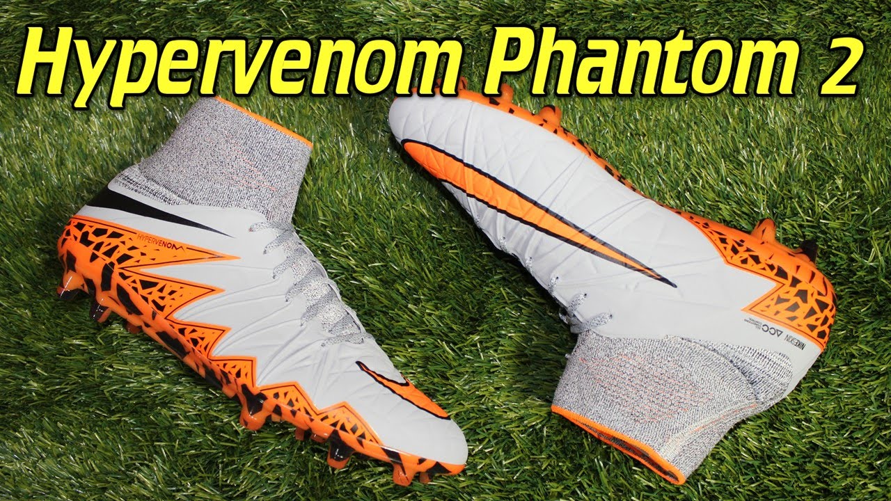 nike hypervenom 2 grey and orange