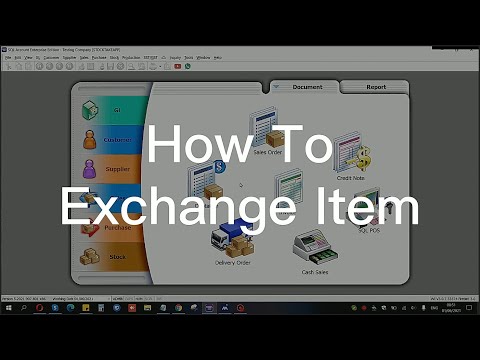 How To Exchange Item 如何更换商品 | SQL  POS