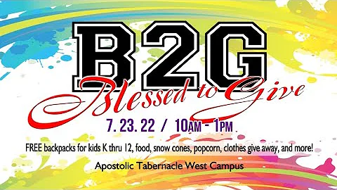 B2G 2022 Promo with Sis. Teri Ortiz