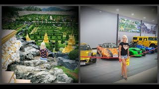 Экскурсия в Нонг Нуч: коллекция автомобилей, шоу слонов, шикарный сад и парк динозавров.