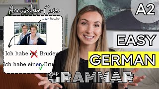 THE GERMAN ACCUSATIVE CASE 1 (German Grammar for beginners | Deutsche Grammatik für Anfänger)