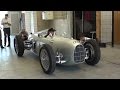 Auto union grand prix racing car type c 1936 v16 start up and revs