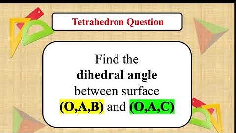 Finding the dihedral angle using two auxiliaries