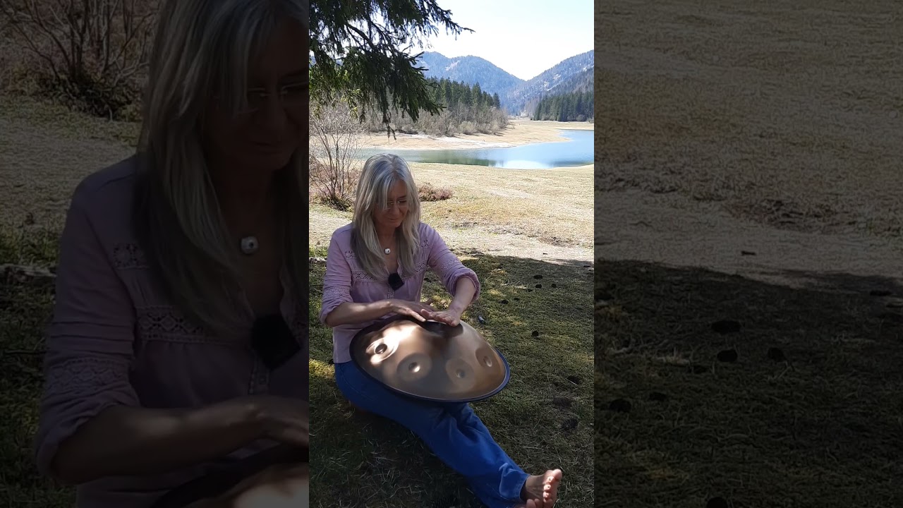 Where angels laugh - Shorts  #relaxingmusic #handpan #happymusic #goodvibes #cheerfulmelodies