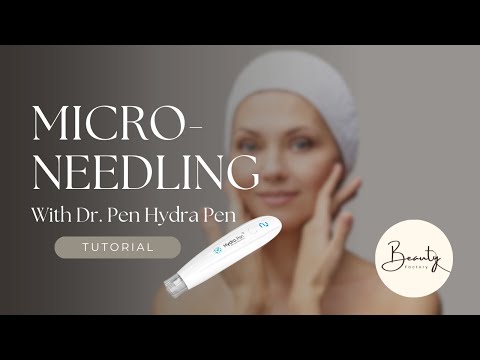 Microneedling with Dr. Pen Hydra Pen | Tutorial short version | Training video | How to use