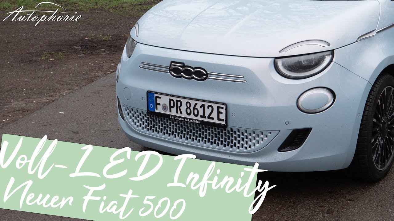 🔋 2022 Neuer Fiat 500: Voll-LED-Scheinwerfer „Infinity“ Test [4K] -  Autophorie Extra - YouTube