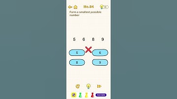 brain out level 94 from a smallest possible number