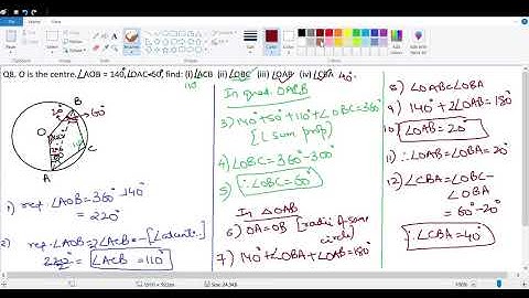 Class10 Circles Ex 17A (part 2 of 6)