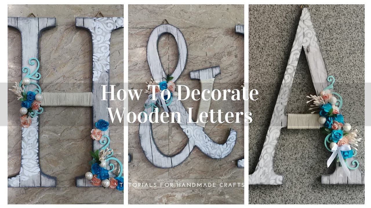 3 Amazing Wooden Letter Craft Ideas, Wood, D.I.Y.