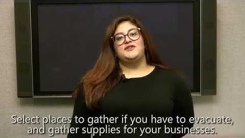 Preparedness Tips - Preparing Your Business