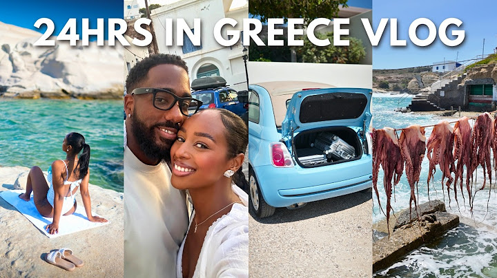 BAECATION TRIP TO GREECE (part 2): dinners by the ocean, pinterest airnnbs & sunset cocktails