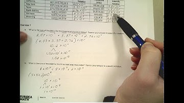 Grade 8 Module 1 Lesson 9 Scientific Notation Operations Exercises 7-9