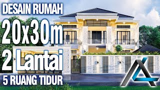 DESAIN RUMAH 20 x 30 meter I Bali -  DESAIN RUMAH TROPIS MODERN