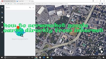 How to screenshot Google Earth directly from internet (Web)