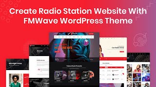 Create DJ, Singer, Music Band and Radio Station Website With FMWave WordPress Theme screenshot 4