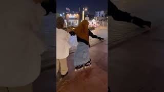 Hijabi Girls Skating Public Reaction