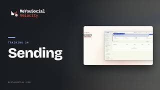 Full Velocity Training 24 — Sending: accounts, pools, deliverability, suppressions News