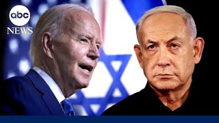Biden delivers strong warning to Israel