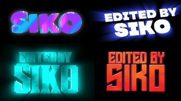 Top 8 *BEST* Edited by intros/idents For Android/Iphone (Alight Motion)