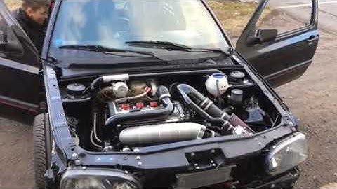 Getcharged Golf 3 GT30/76 First Start