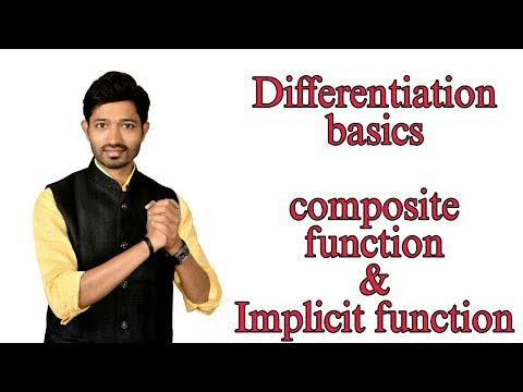 Derivatives of composite funtion and implicit function by vijay sir ...