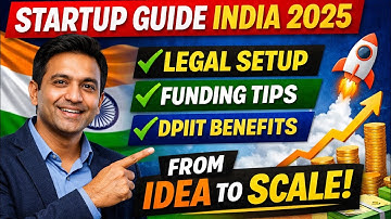 Complete Startup Guide India 2025 | From Idea to Scale | Legal, Funding & DPIIT Explained | TaxClue 