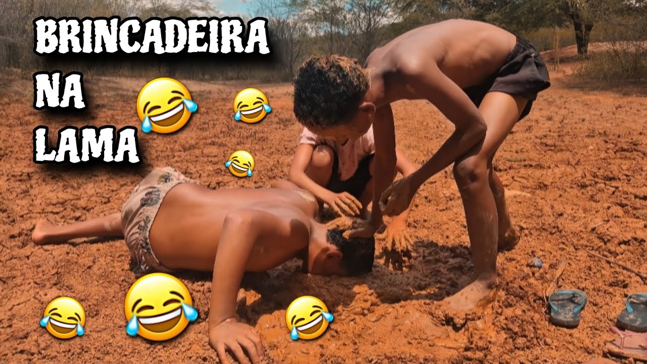 BRINCADEIRA NA LAMA KKKK (ISRAEL E A TURMA DO SÍTIO) 
