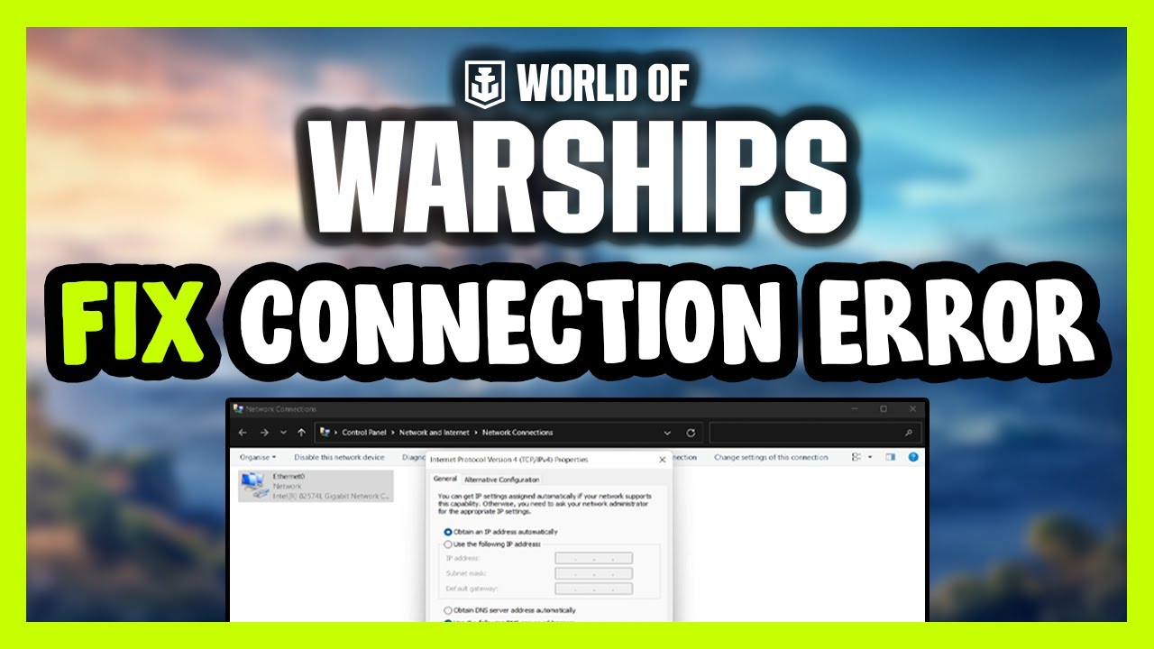 How to FIX World of Warships Connection / Server Error! - YouTube