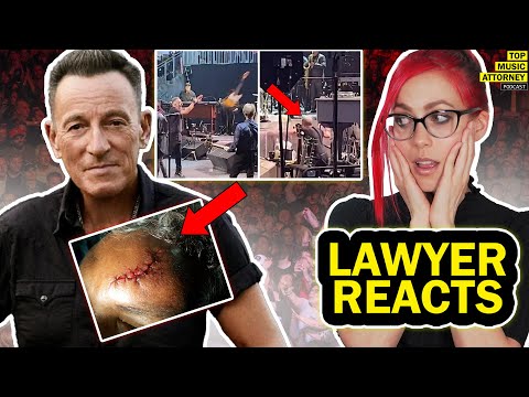 "One Man Down!" | Bruce Springsteen Causes Head Injury On Stage | Music Business Podcast