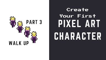 Create your first pixel art character - Part 3 - Walk UP Animation