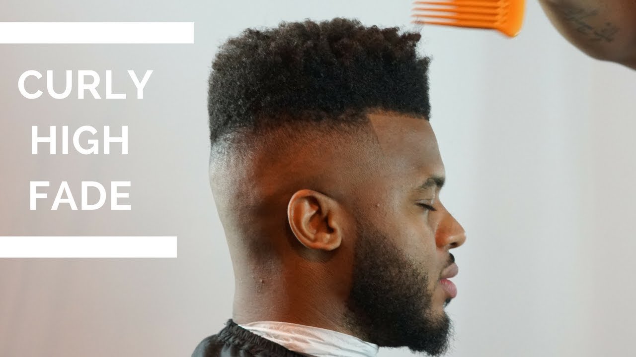 Curly Fade Haircut Tutorial High Fade Curly Top
