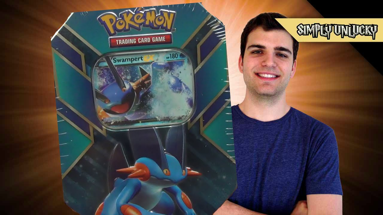 Best Pokemon X and Y Swampert EX Tin Opening! ..Diancing Chansey?..
